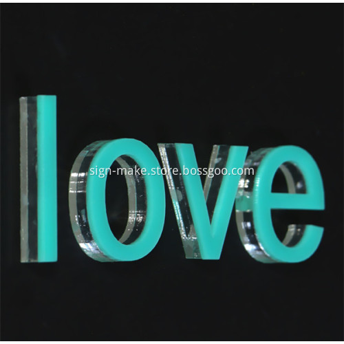 Acrylic Letters Signage Custom
